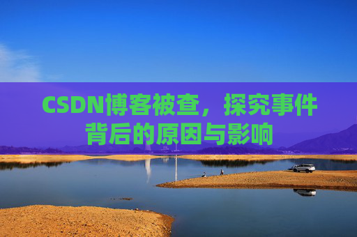 CSDN博客被查，探究事件背后的原因与影响